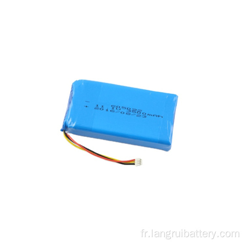 Batterie en polymère au lithium 3500mAh 3,7 V 605092 Taille